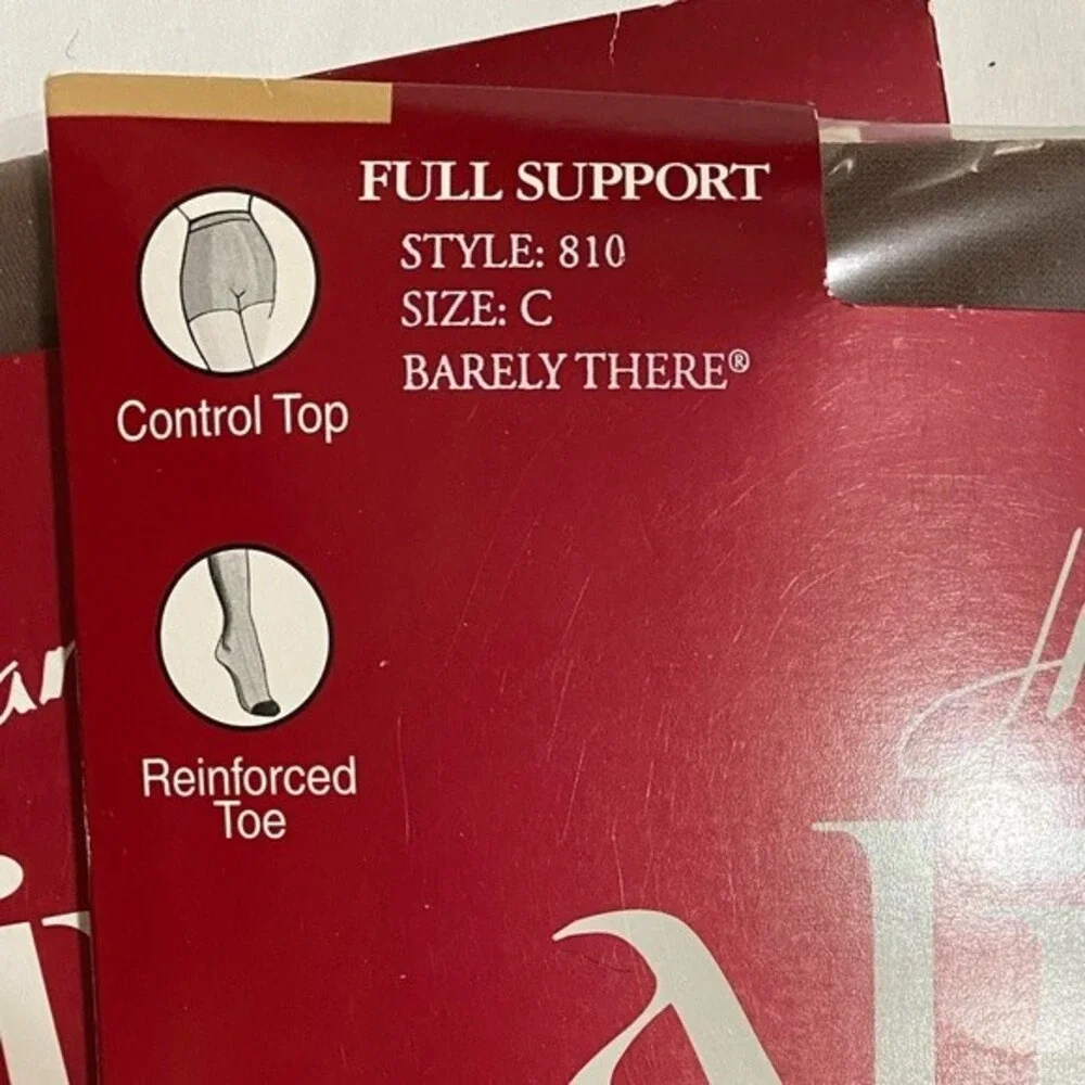 Hanes Full Support Control Top Pantyhose 810, Barely There